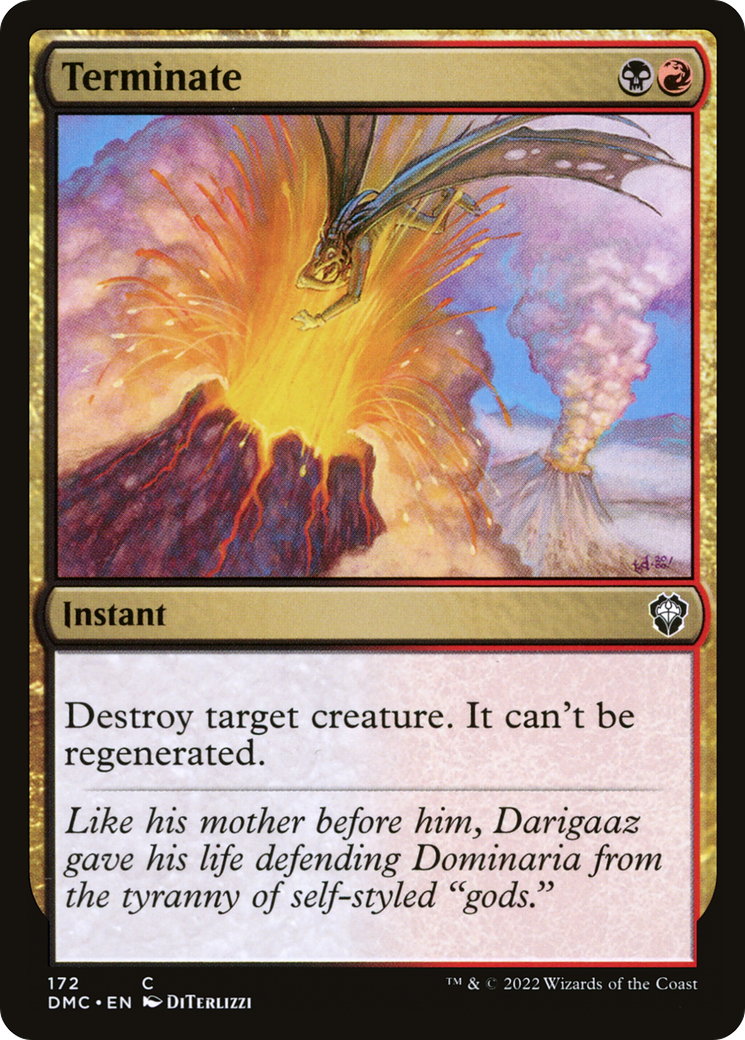 Image of Terminate [Dominaria United Commander]