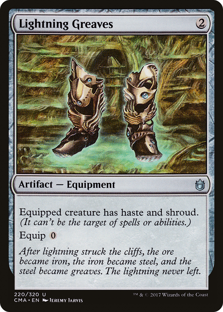 Image of Lightning Greaves [Commander Anthology]