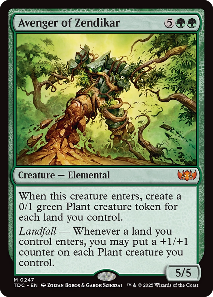 Image of Avenger of Zendikar [Tarkir: Dragonstorm Commander]