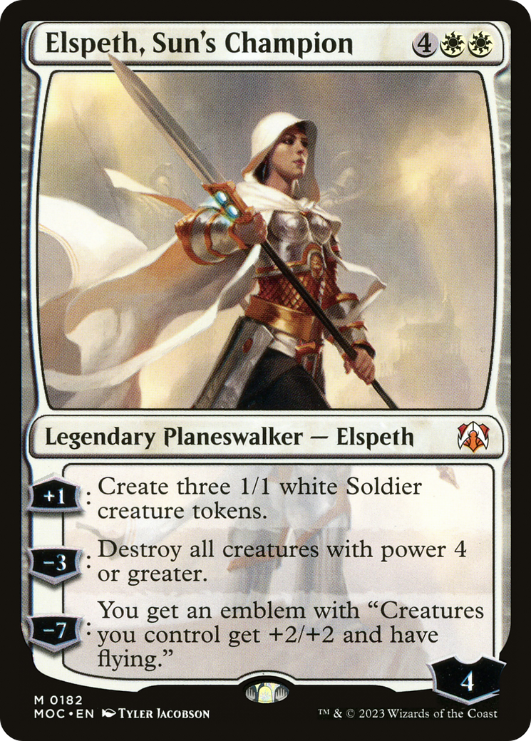 Image of Elspeth, Sun's Champion [March of the Machine Commander]