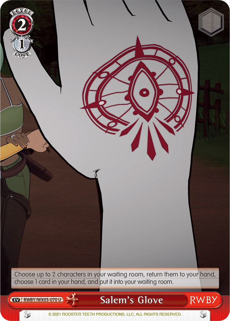 Image of Salem's Glove (RWBY/WX03-070 U) [RWBY]