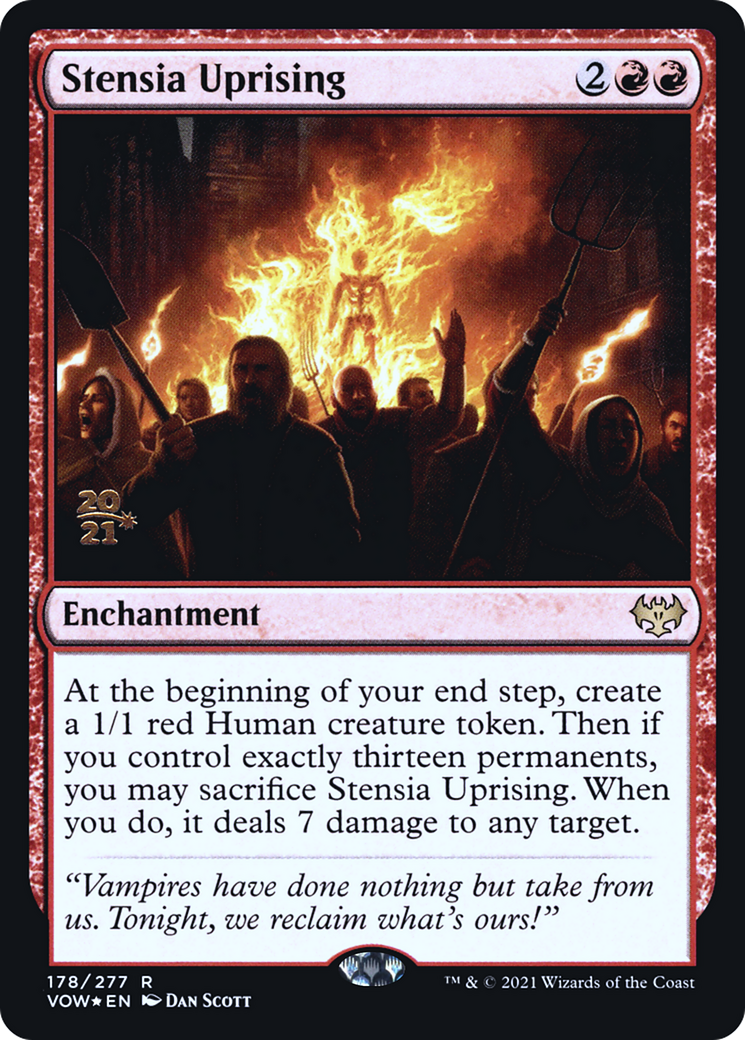 Image of Stensia Uprising [Innistrad: Crimson Vow Prerelease Promos]