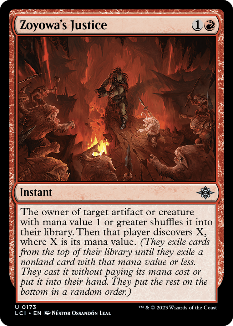 Image of Zoyowa's Justice [The Lost Caverns of Ixalan]