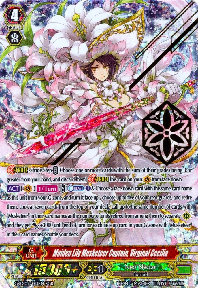 Image of Maiden Lily Musketeer Captain, Virginal Cecilia (G-RC02/013EN) [Revival Collection]