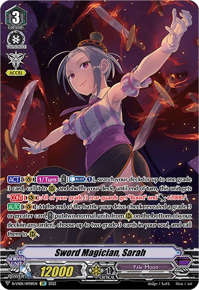 Image of Sword Magician, Sarah (D-VS05/SP09EN) [V Clan Collection Vol.5]