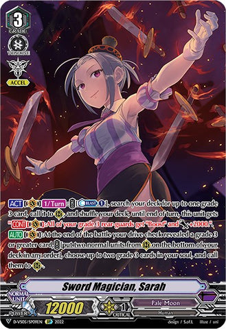 Sword Magician, Sarah (D-VS05/SP09EN) [V Clan Collection Vol.5]