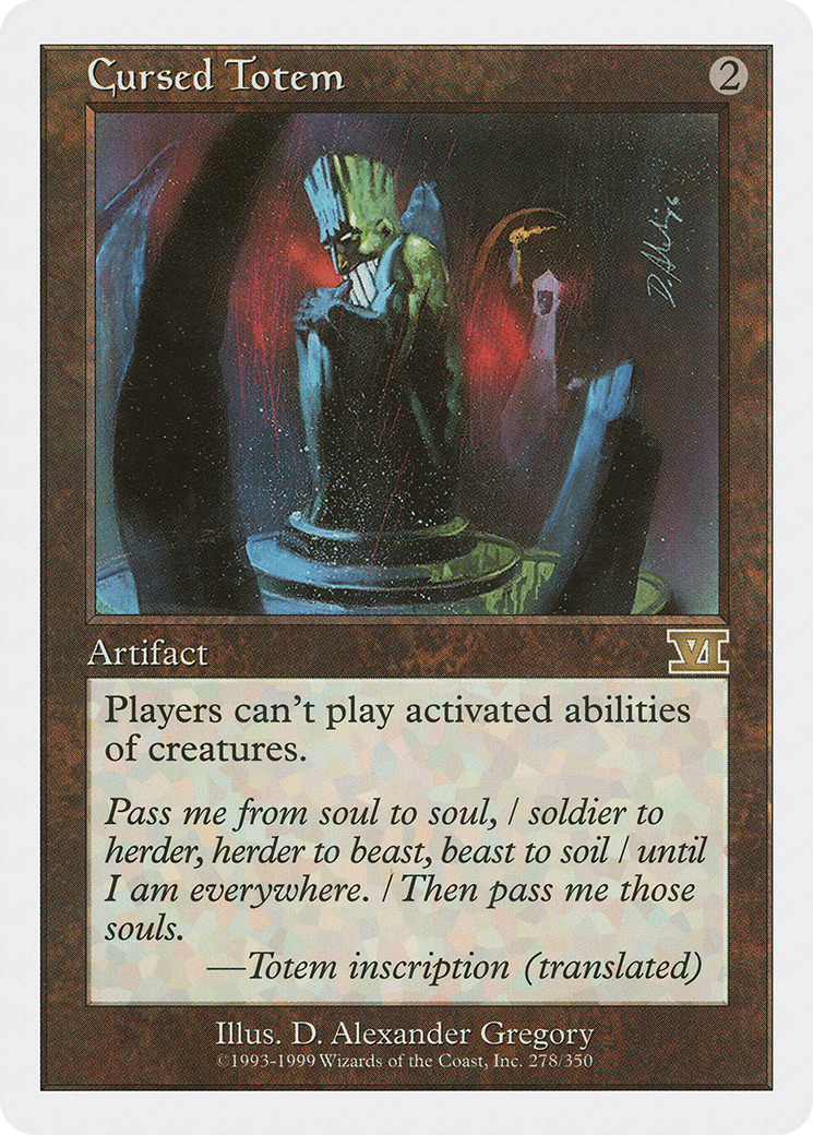 Image of Cursed Totem [Classic Sixth Edition]
