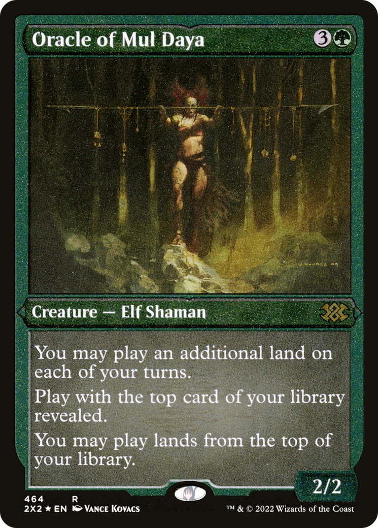Image of Oracle of Mul Daya (Foil Etched) [Double Masters 2022]