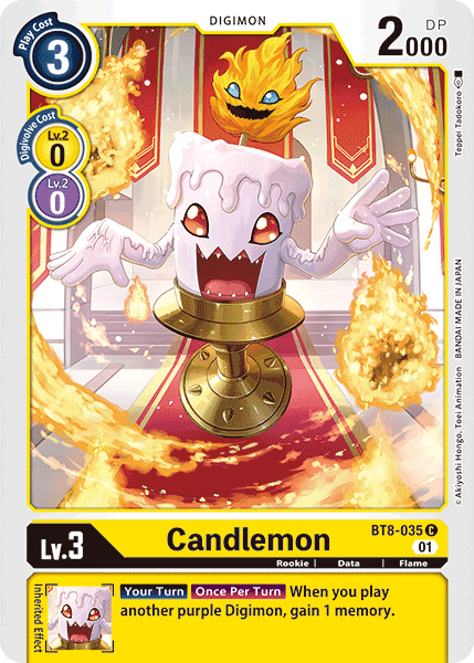 Image of Candlemon [BT8-035] [New Awakening]