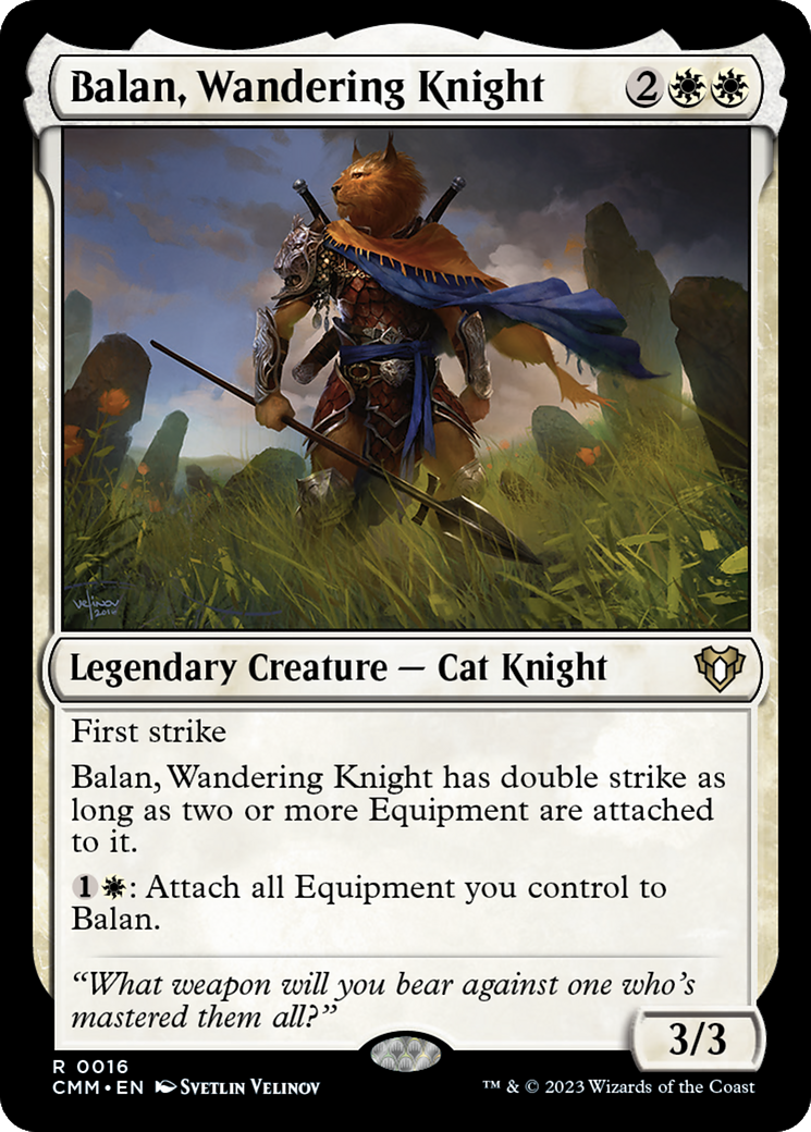 Image of Balan, Wandering Knight [Commander Masters]