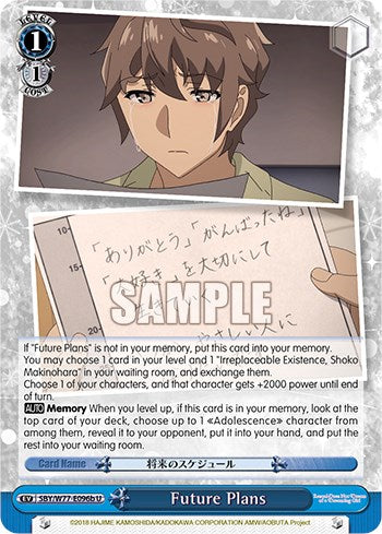 Image of Future Plans [Rascal Does Not Dream of a Dreaming Girl]