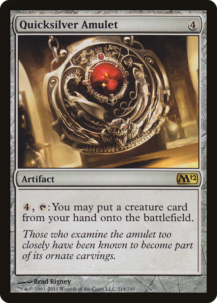 Image of Quicksilver Amulet [Magic 2012]