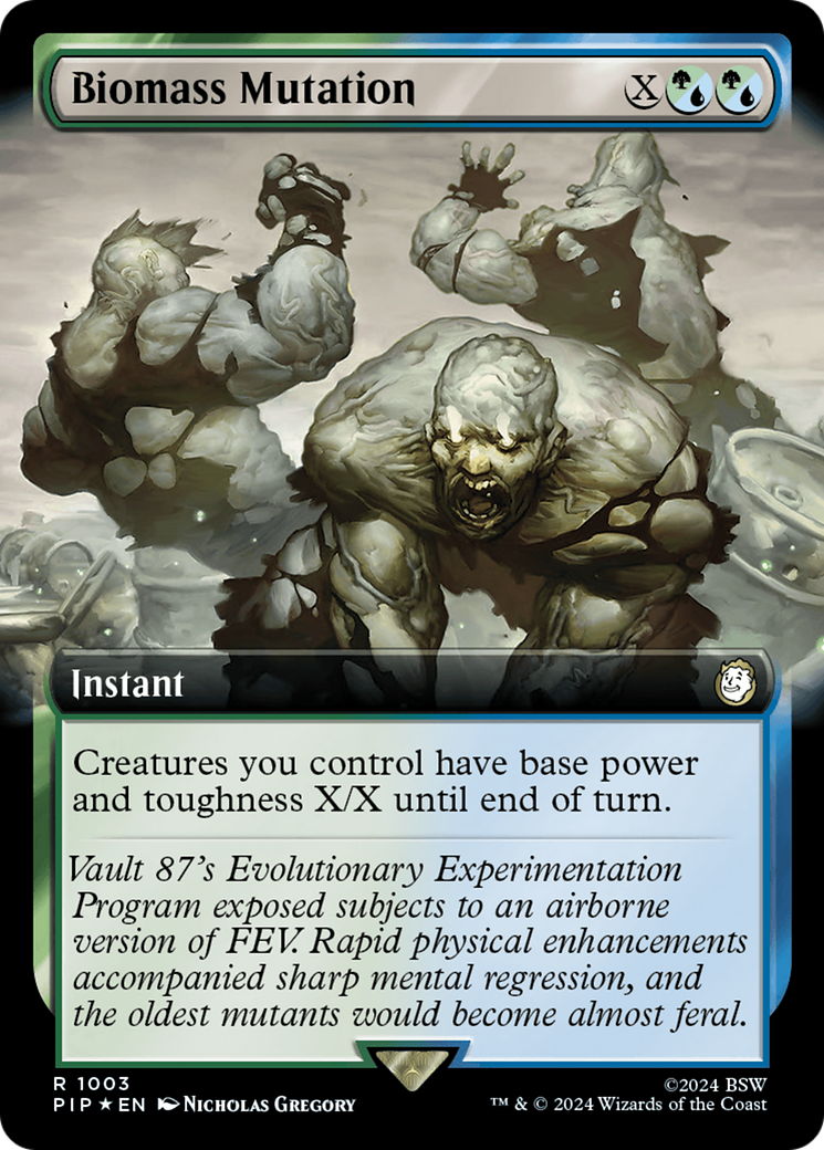Image of Biomass Mutation (Extended Art) (Surge Foil) [Fallout]