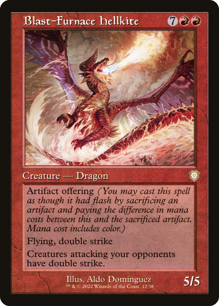 Image of Blast-Furnace Hellkite (Retro) [The Brothers' War Commander]