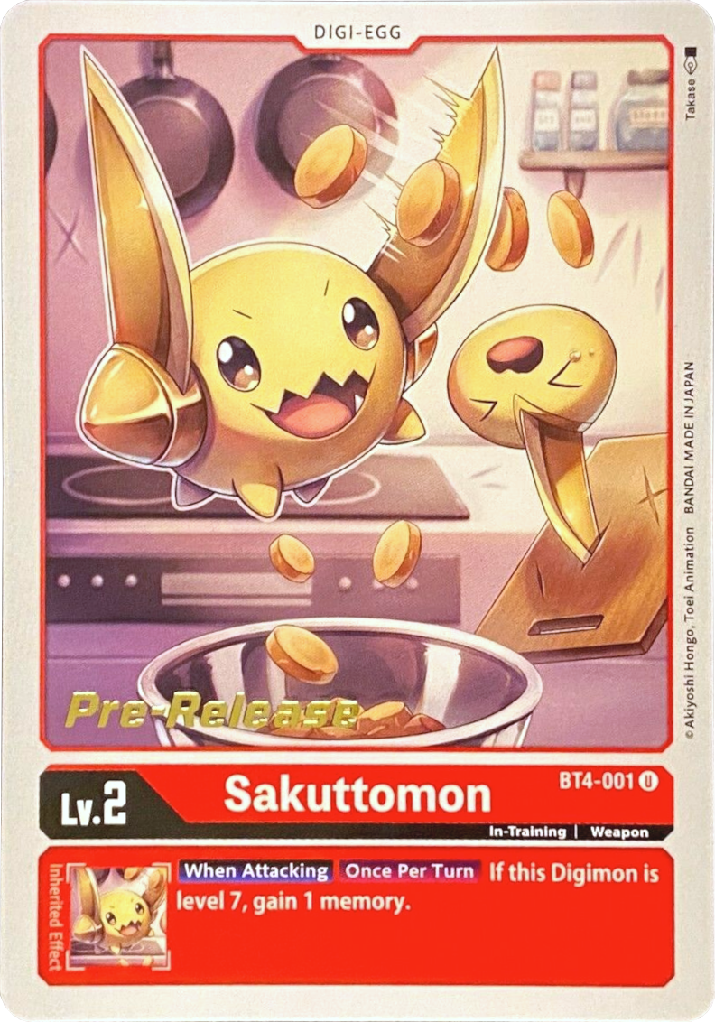 Image of Sakuttomon [BT4-001] [Great Legend Pre-Release Promos]