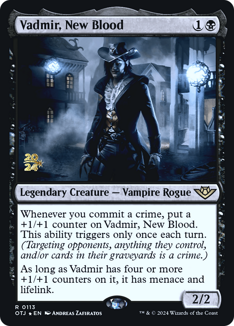 Image of Vadmir, New Blood [Outlaws of Thunder Junction Prerelease Promos]