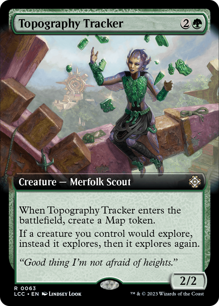 Image of Topography Tracker (Extended Art) [The Lost Caverns of Ixalan Commander]