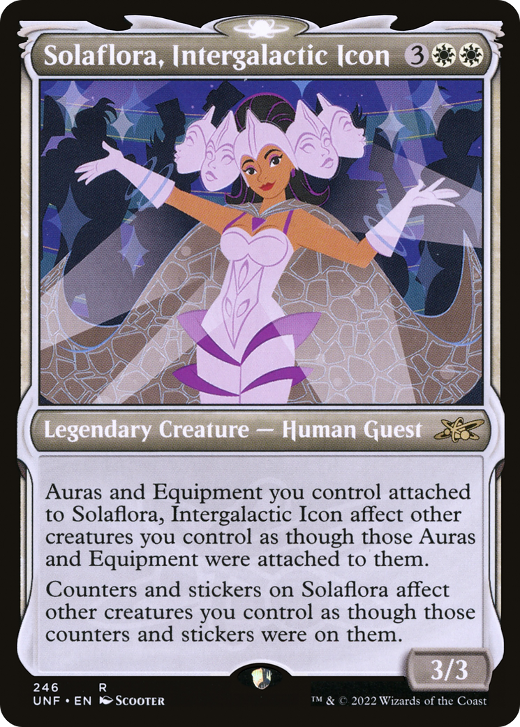 Image of Solaflora, Intergalactic Icon (Showcase) [Unfinity]