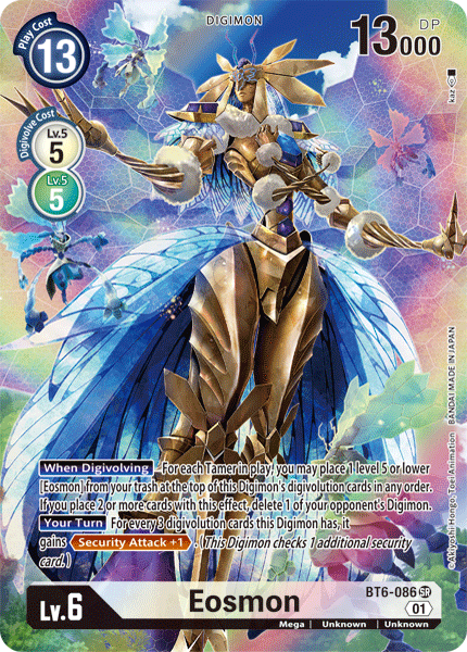 Image of Eosmon [BT6-086] (Alternate Art) [Double Diamond]