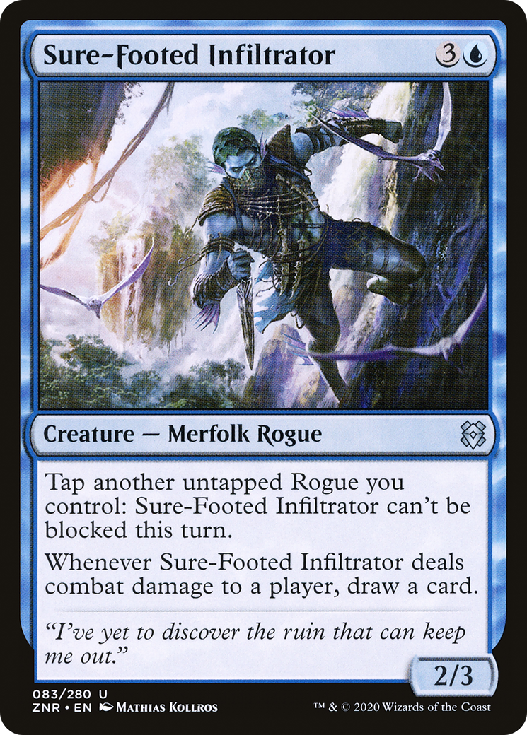 Image of Sure-Footed Infiltrator [Zendikar Rising]