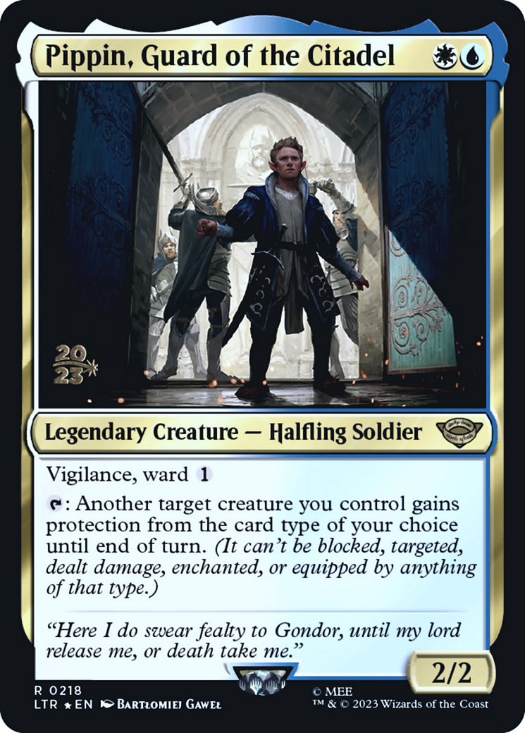 Image of Pippin, Guard of the Citadel [The Lord of the Rings: Tales of Middle-Earth Prerelease Promos]