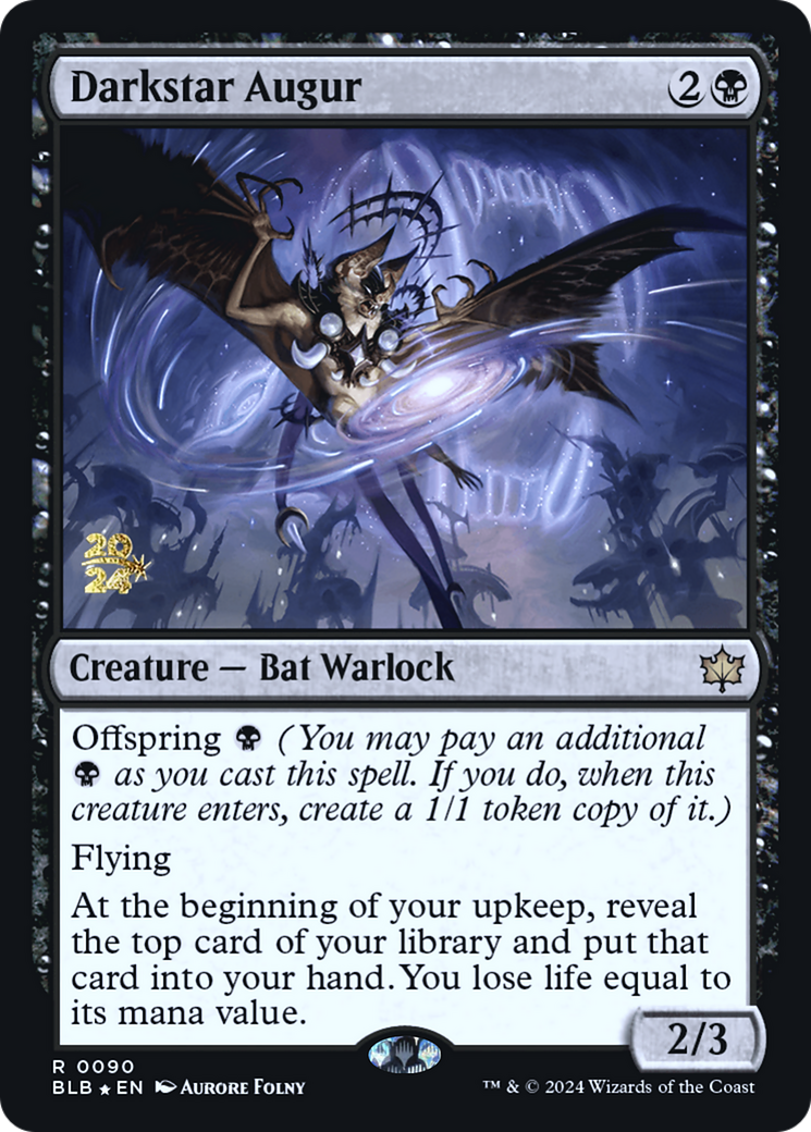 Image of Darkstar Augur [Bloomburrow Prerelease Promos]
