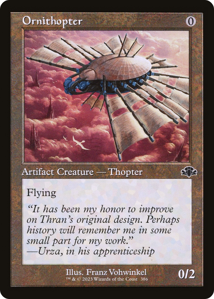Image of Ornithopter (Retro) [Dominaria Remastered]