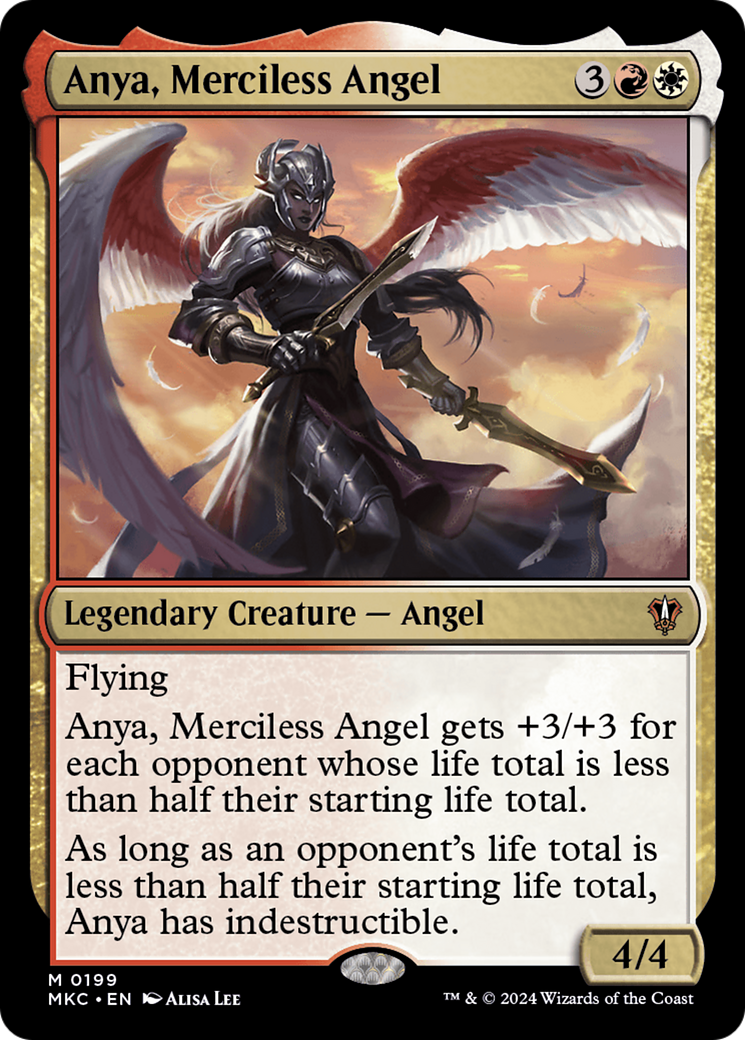 Image of Anya, Merciless Angel [Murders at Karlov Manor Commander]
