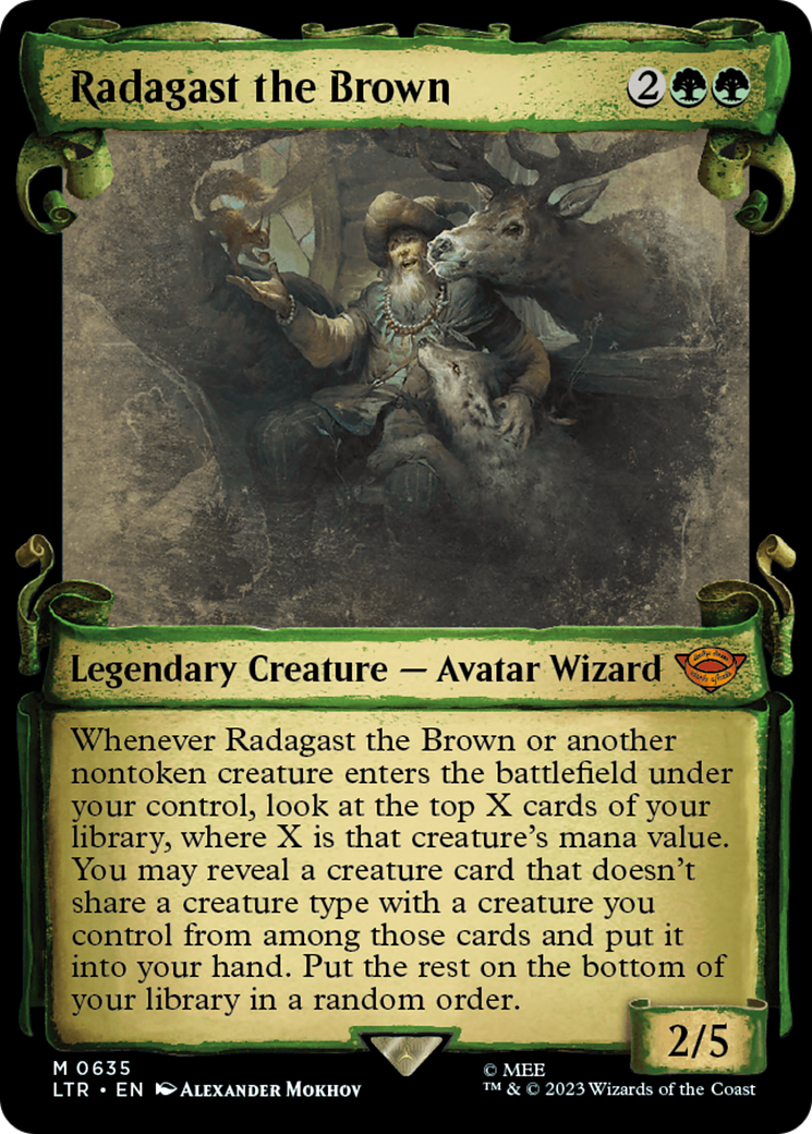Image of Radagast the Brown [The Lord of the Rings: Tales of Middle-Earth Showcase Scrolls]