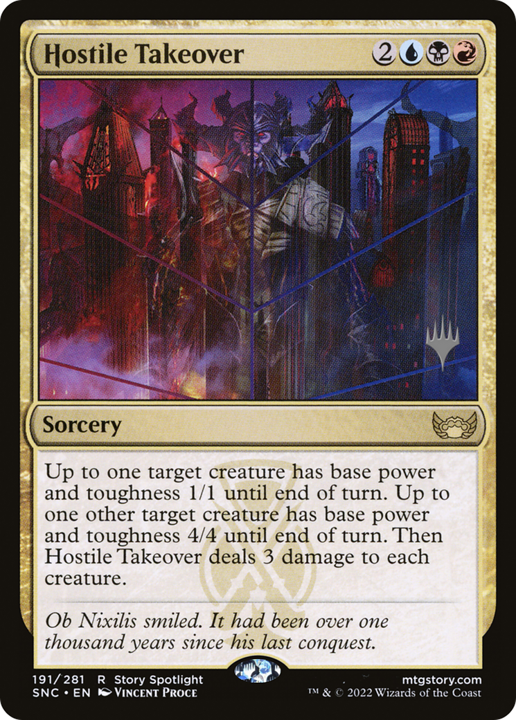 Image of Hostile Takeover (Promo Pack) [Streets of New Capenna Promos]