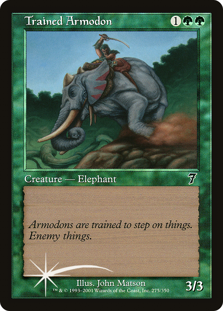 Image of Trained Armodon [Seventh Edition]