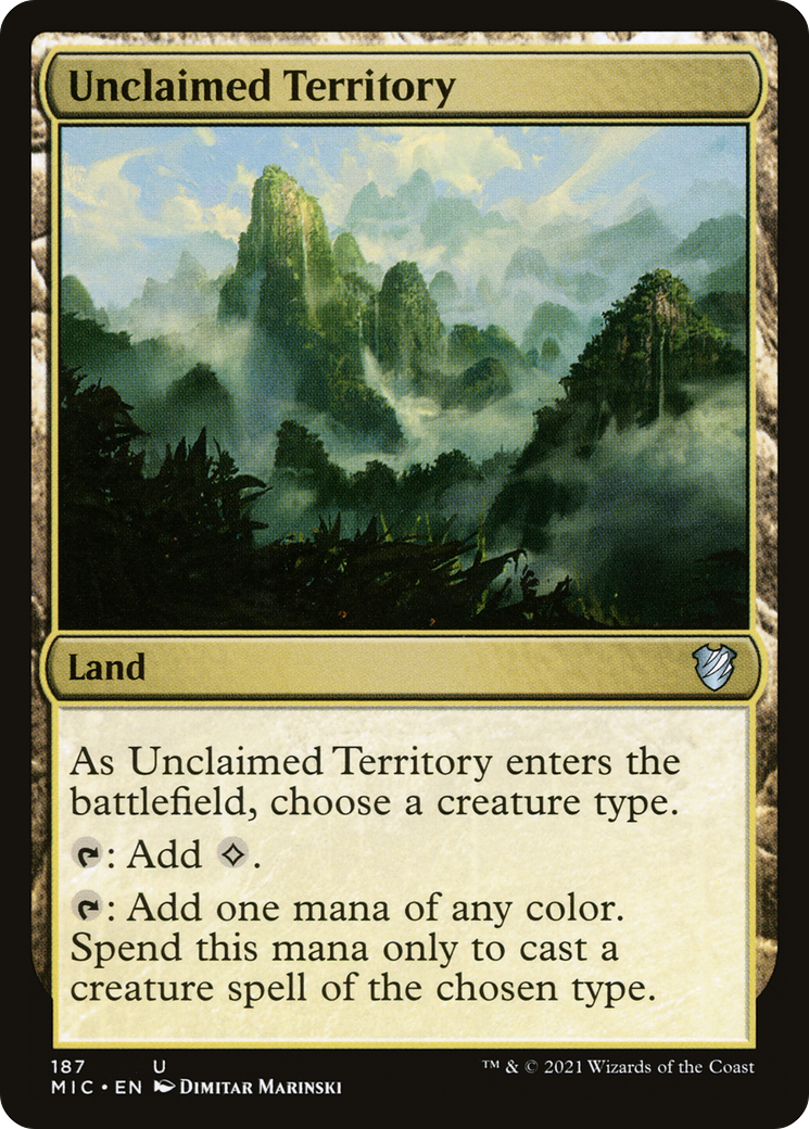 Image of Unclaimed Territory [Innistrad: Midnight Hunt Commander]