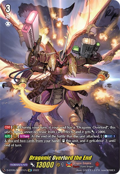 Image of Dragonic Overlord the End (D-BT05/SEC01EN) [Triumphant Return of the Brave Heroes]