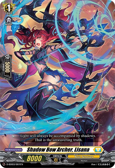 Image of Shadow Bow Archer, Lisana (D-SD03/007EN) [Tohya Ebata: Apex Ruler]