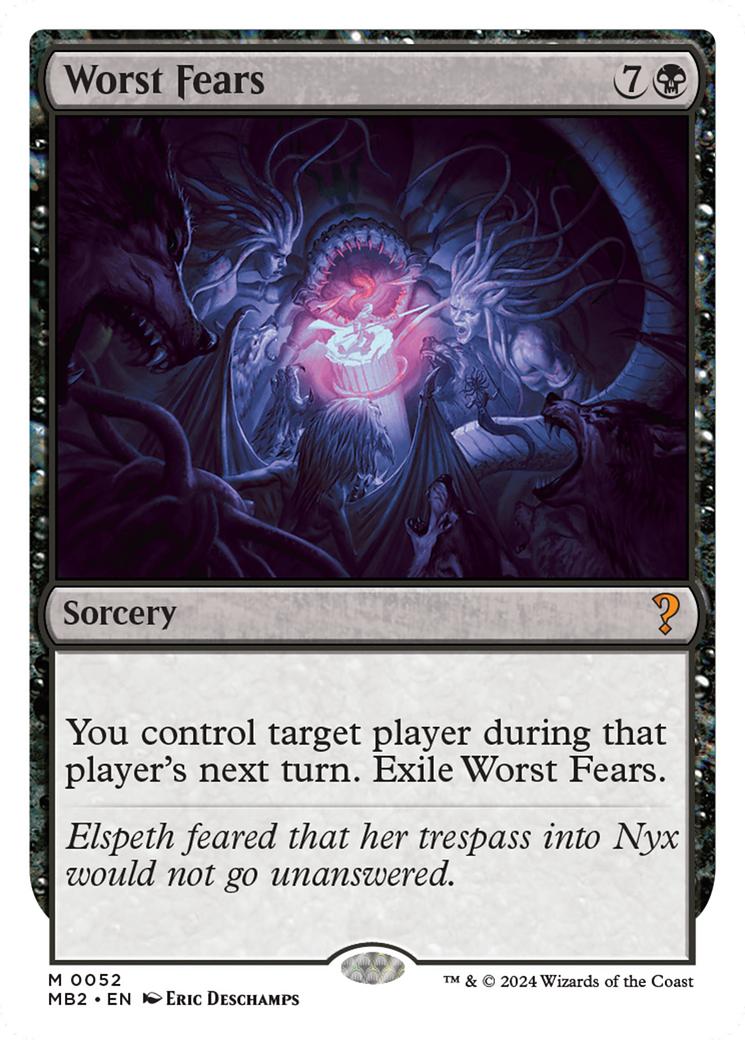 Image of Worst Fears (White Border) [Mystery Booster 2]