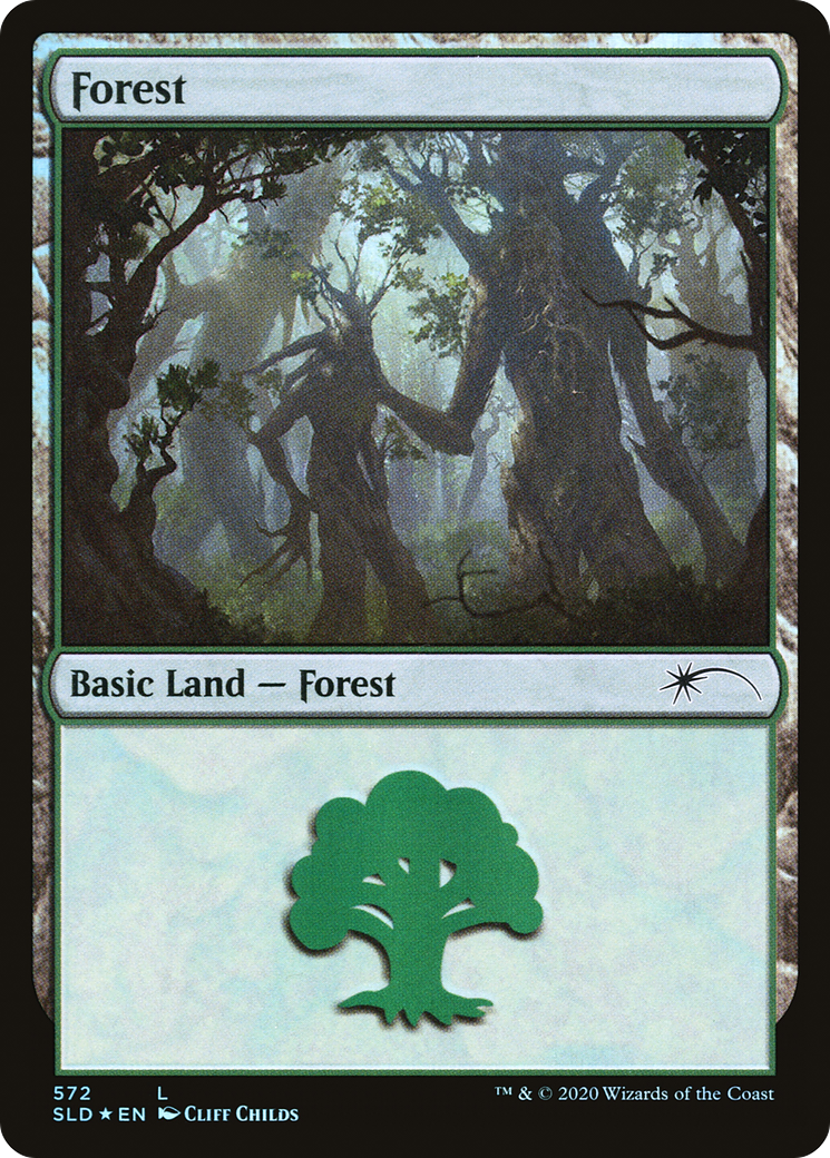 Image of Forest (Tree Hugging) (572) [Secret Lair Drop Promos]