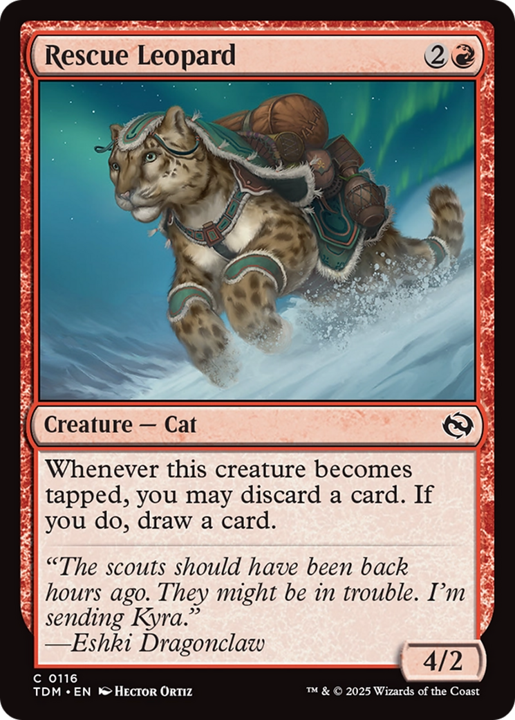 Image of Rescue Leopard [Tarkir: Dragonstorm]