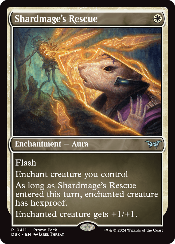 Image of Shardmage's Rescue (Promo Pack) [Duskmourn: House of Horror Promos]