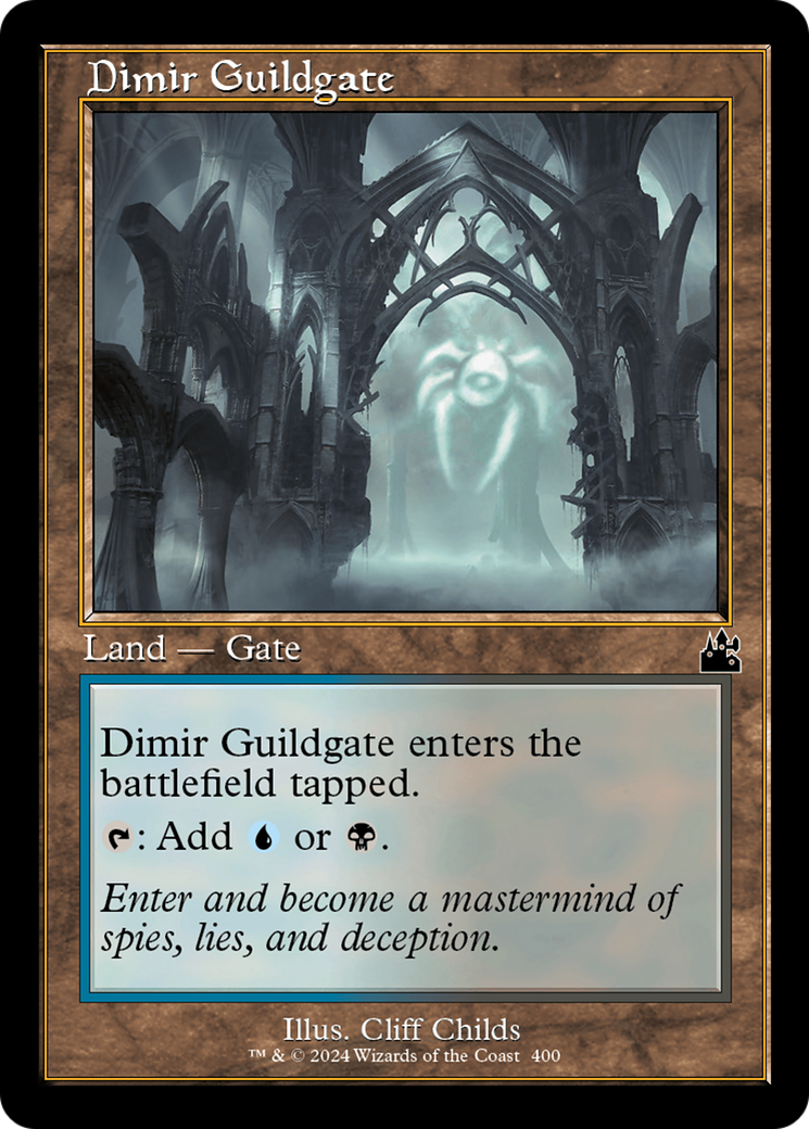 Image of Dimir Guildgate (Retro Frame) [Ravnica Remastered]