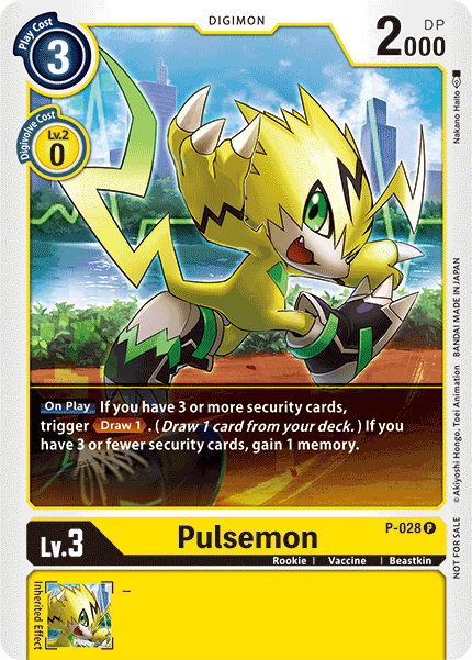 Image of Pulsemon [P-028] [Promotional Cards]