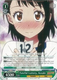 Image of Fateful Lottery, Kosaki (NK/W30-E035 U) [NISEKOI -False Love-]