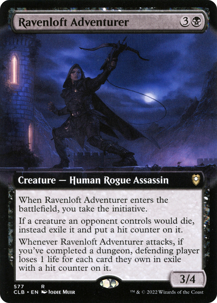 Image of Ravenloft Adventurer (Extended Art) [Commander Legends: Battle for Baldur's Gate]