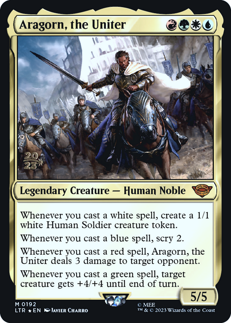 Image of Aragorn, the Uniter [The Lord of the Rings: Tales of Middle-Earth Prerelease Promos]