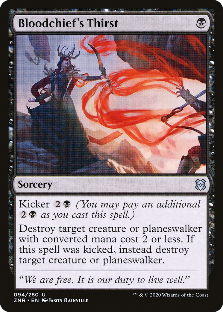 Image of Bloodchief's Thirst [Zendikar Rising]