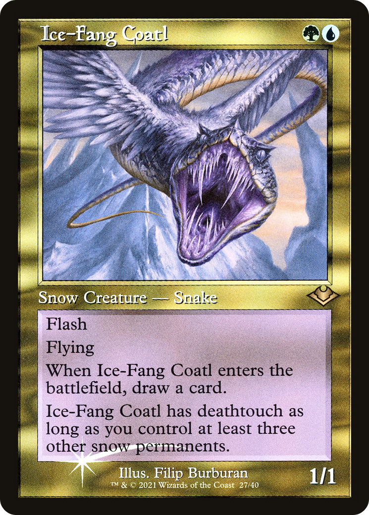 Image of Ice-Fang Coatl (Retro) [Modern Horizons]