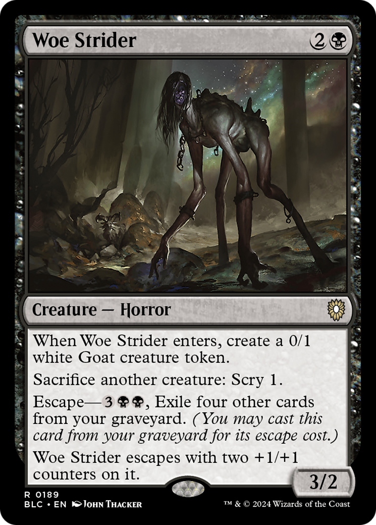 Image of Woe Strider [Bloomburrow Commander]