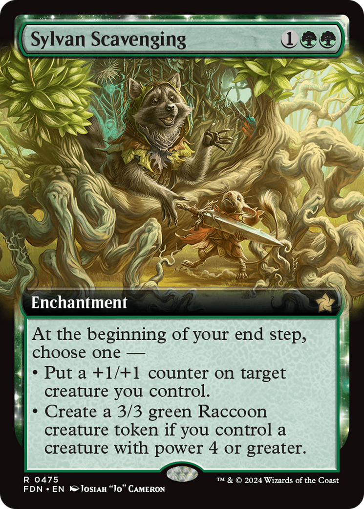 Image of Sylvan Scavenging (Extended Art) [Foundations]