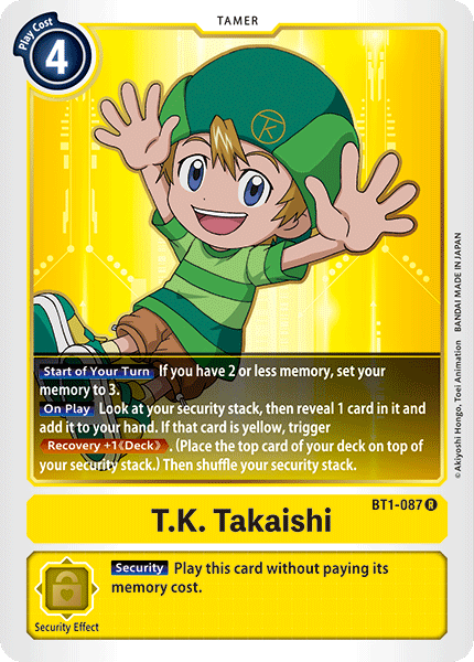 Image of T.K. Takaishi [BT1-087] [Release Special Booster Ver.1.0]