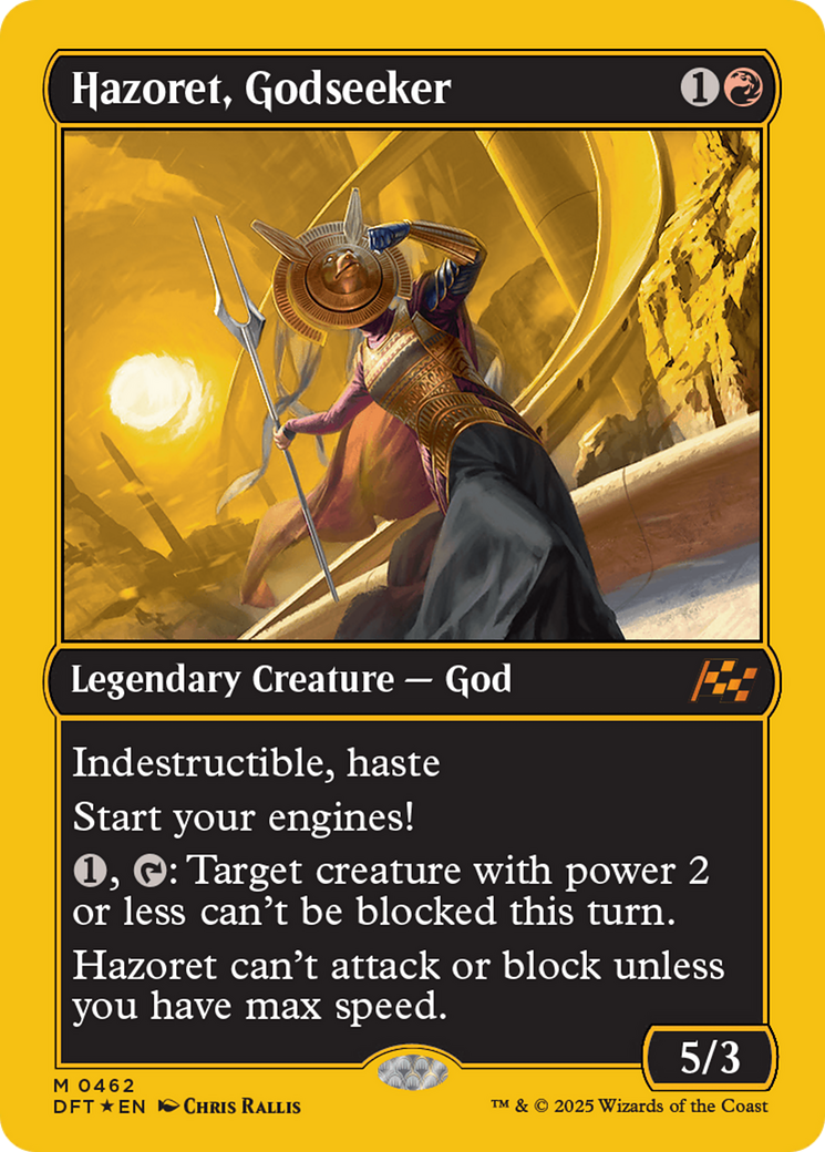 Image of Hazoret, Godseeker (First-Place Foil) [Aetherdrift]