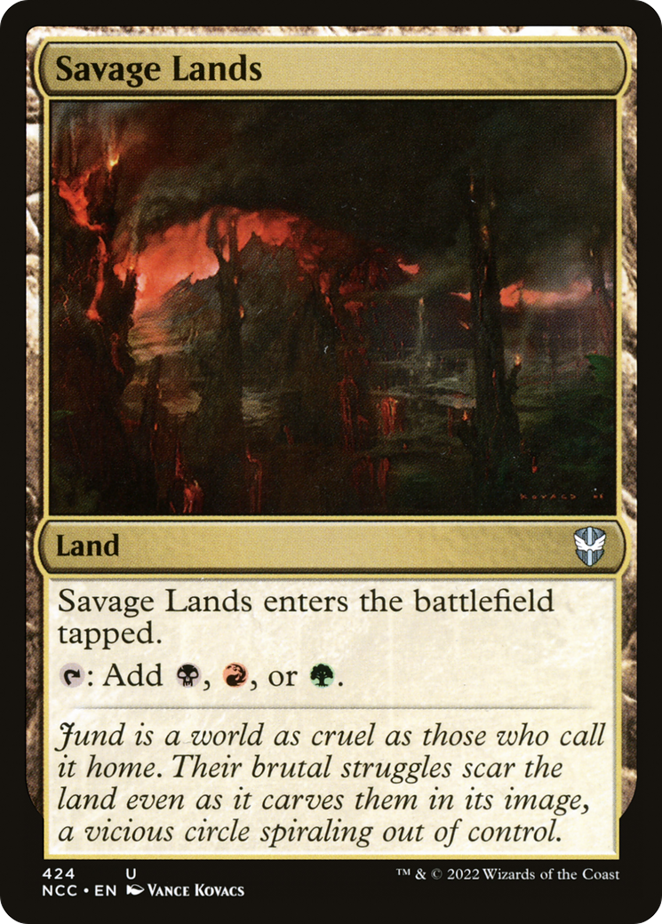 Image of Savage Lands [Streets of New Capenna Commander]